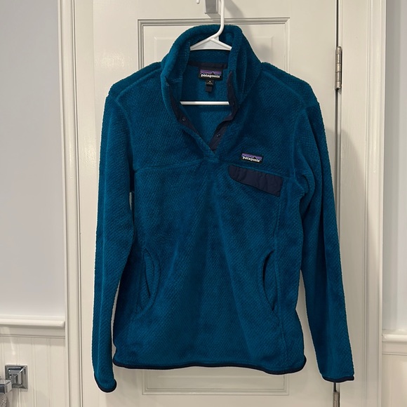 Patagonia teal 1/4 zip - Picture 1 of 6